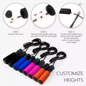 High-Speed Bearing Skipping Rope for Fitness