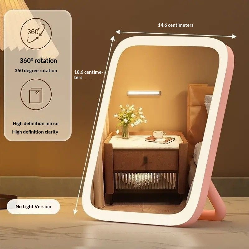 Lighted Vanity Mirror with Charging for Dorm Desks